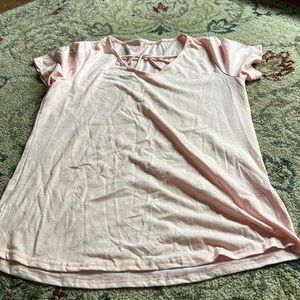 Pink top size large never worn